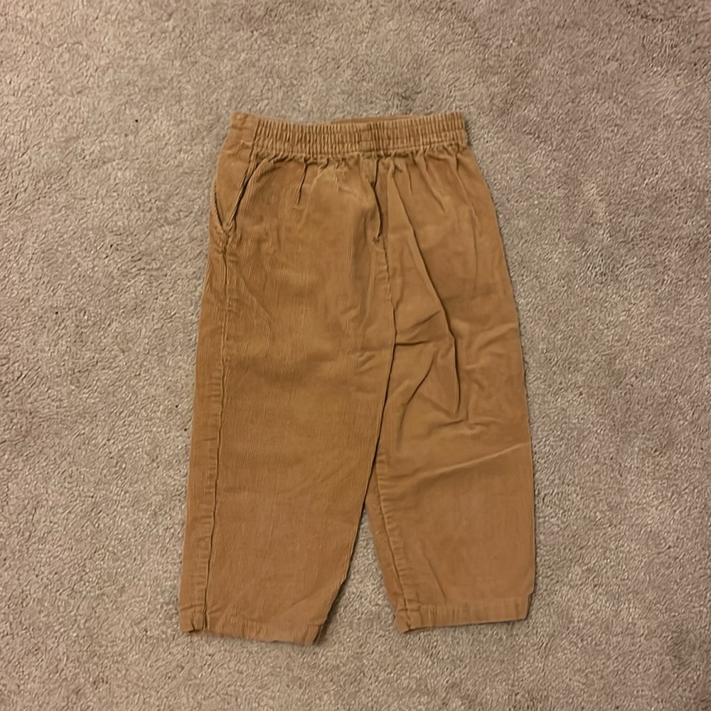 Tan Ribbed Pants - Picture 3 of 3
